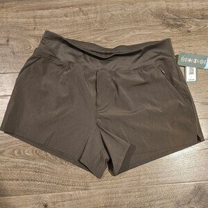 MTA Sport Women's Shorts New With Tags Size Large Olive Green